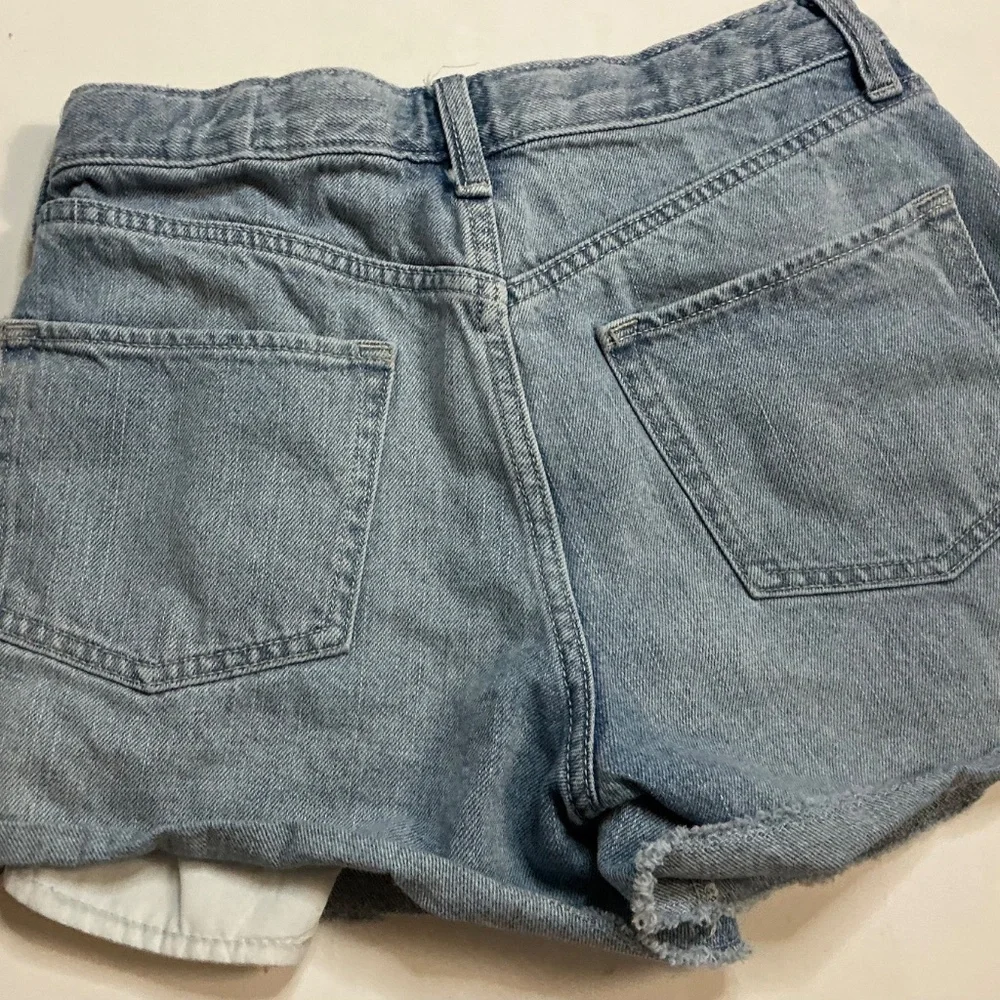 Old Navy high rise built in tough exposed pocket size 14